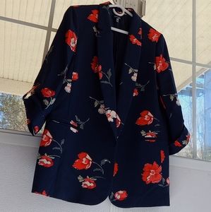 Nine West 3/4 button sleeves Blazer